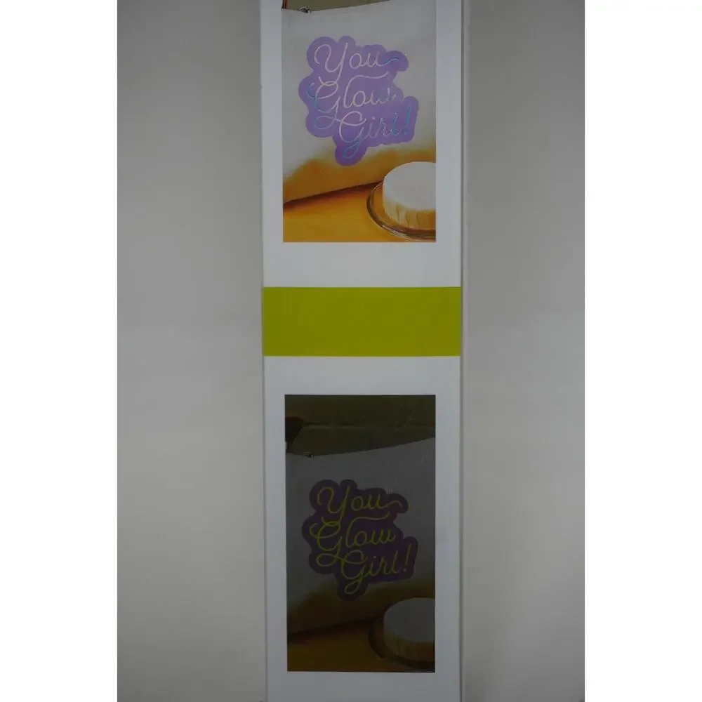 Make Market Heat Transfer Vinyl Phosphorescent Glow InThe Dark Holographic Green